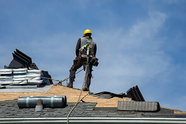 Professional Roofing technician working in Wellington, NV